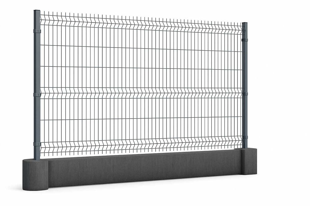 Panele ogrodzeniowe grafit 1530 fi 4,0 ogrodzenie panelowe systemowe