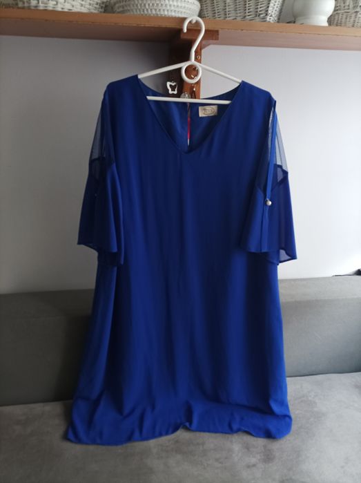 DUŻA r.52 sukienka Inter Irex