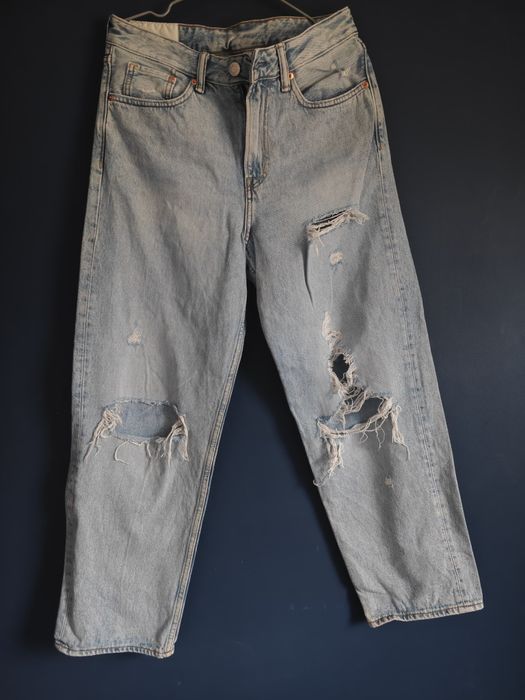 Spodnie dżinsowe H& M lost fit, rozmiar 29/32