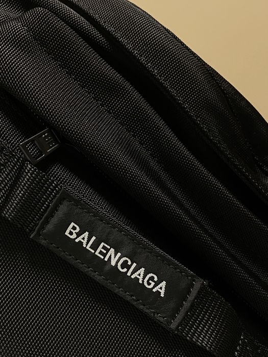 Balenciaga Army Large Beltpack In Black