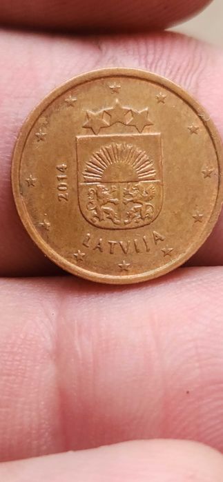 1 centimo de 2014 e 2017