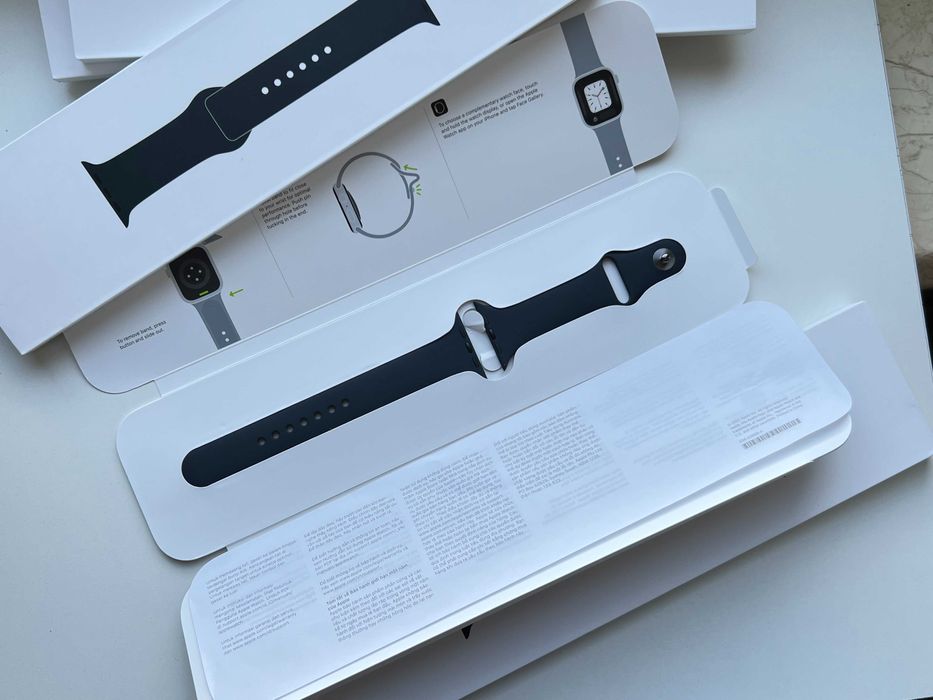 Ремінець Apple для 45mm Midnight Sport Band M/L Оригінал!