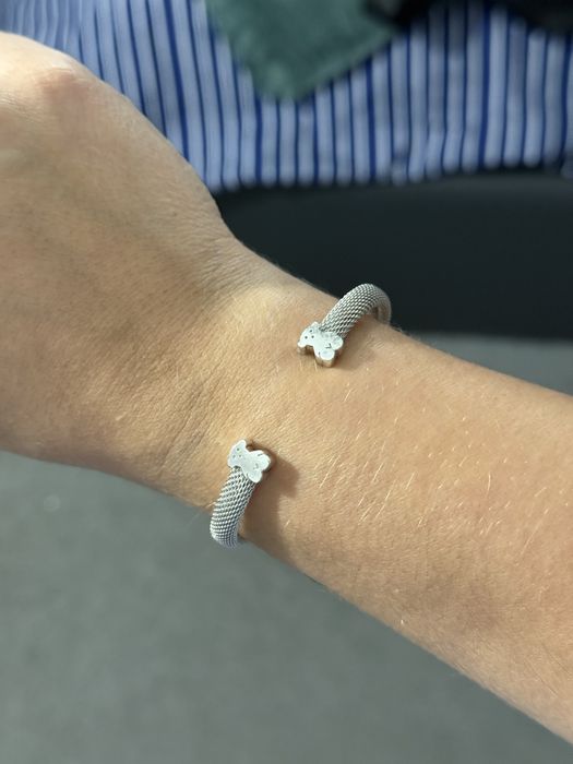 925 srebrna bransoletka Tous Mesh