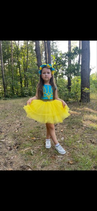 Плаття вишиванка Вишита футболка спідниця костюм обруч