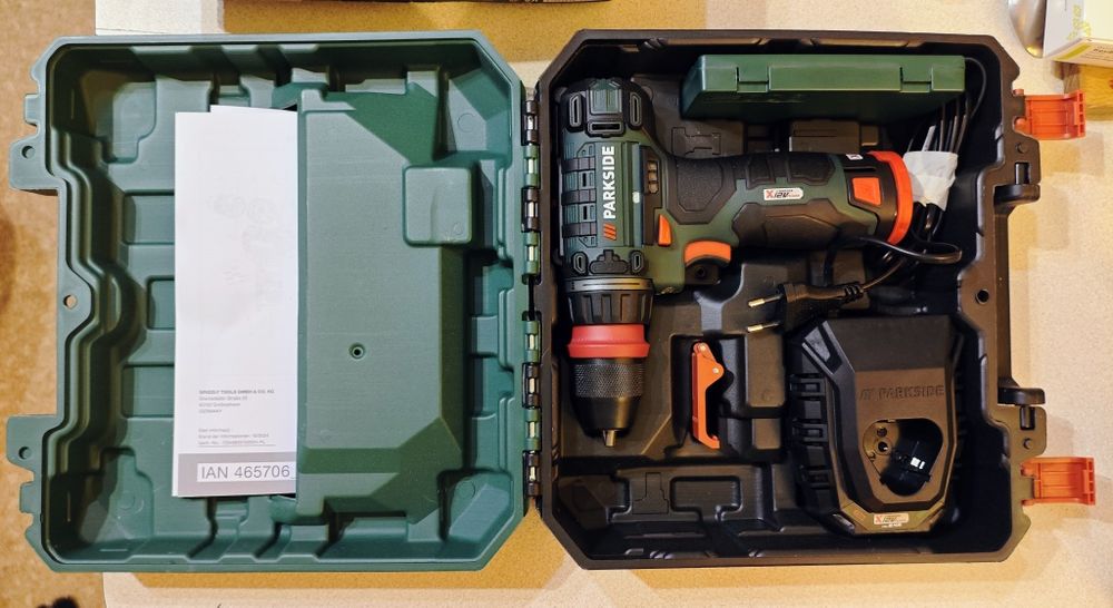 Zestaw startowy PARKSIDE  w walizce z akcesoriami, NOWY!!