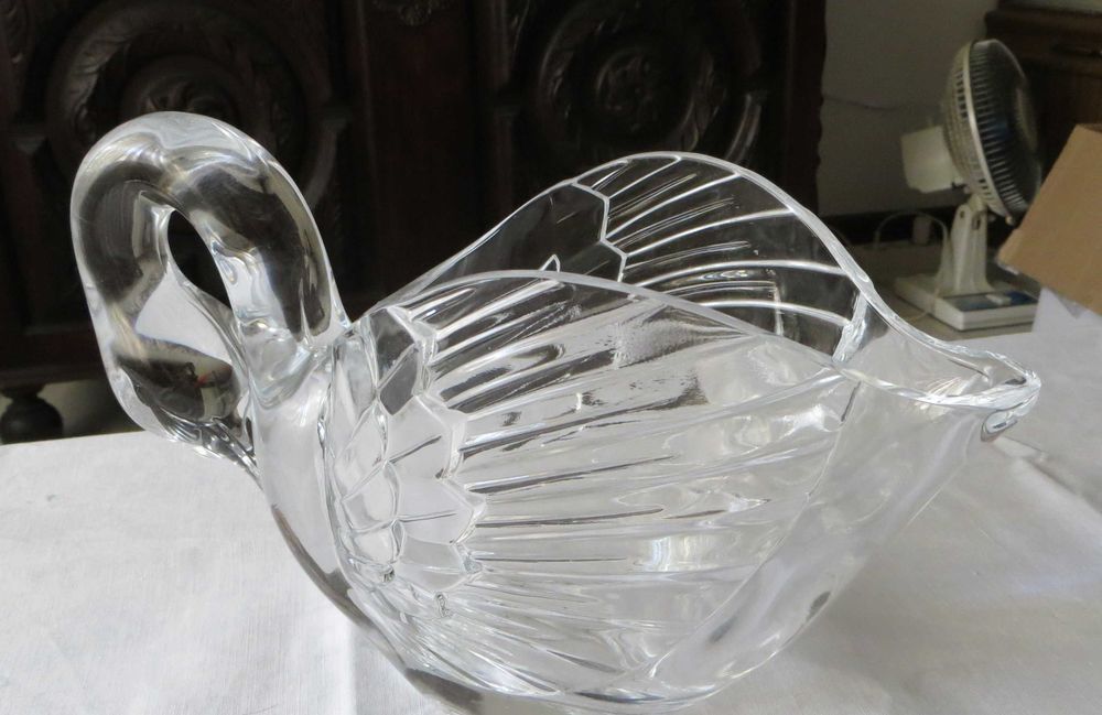 Cisne Grande, Cristal D´Arques - medida. 25 X 15 - Novo