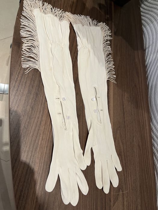 Перчатки бальные довоенные винтаж