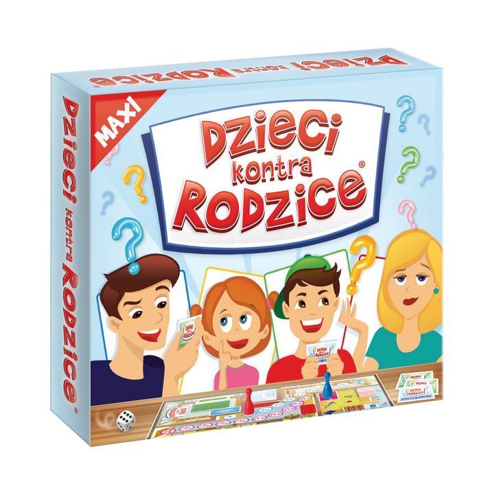 Gra Maxi Dzieci Kontra Rodzice Kangur Nowa Nieużywana