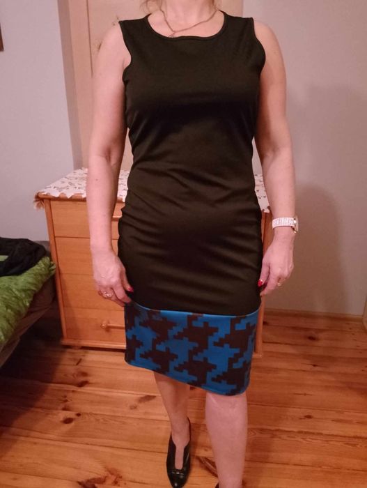 Komplet sukienka plus narzutka