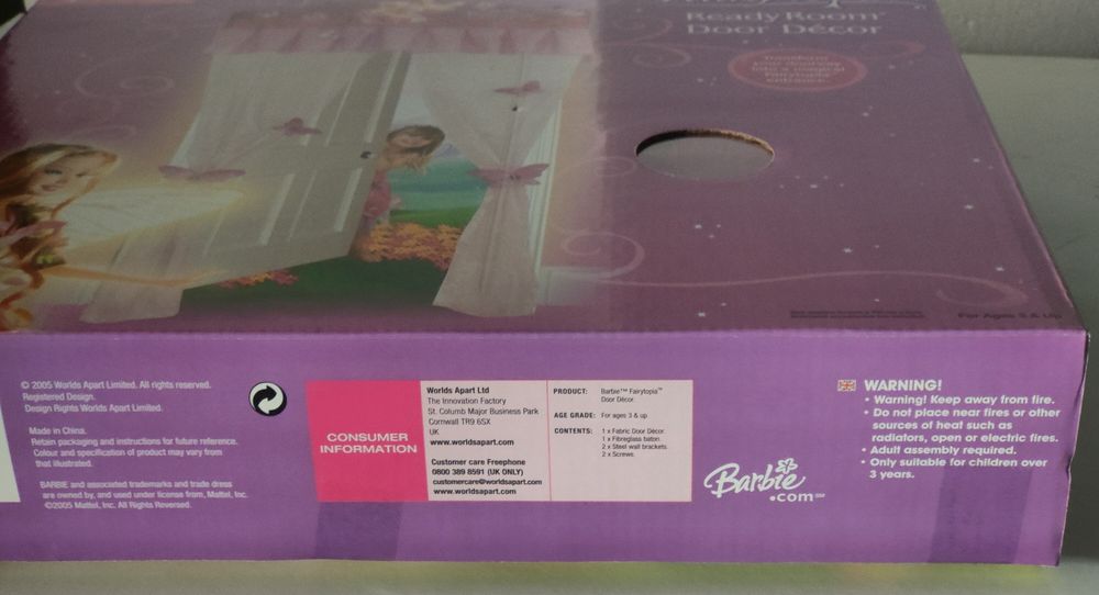 Cortina p/ Porta ou Janela Barbie (últimas unidades)