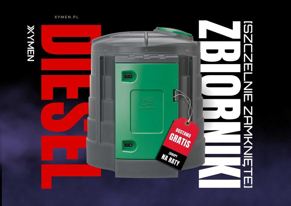 Zbiornik na paliwo ropę ON AdBlue olej napędowy dwupłaszczowy DOSTAWA