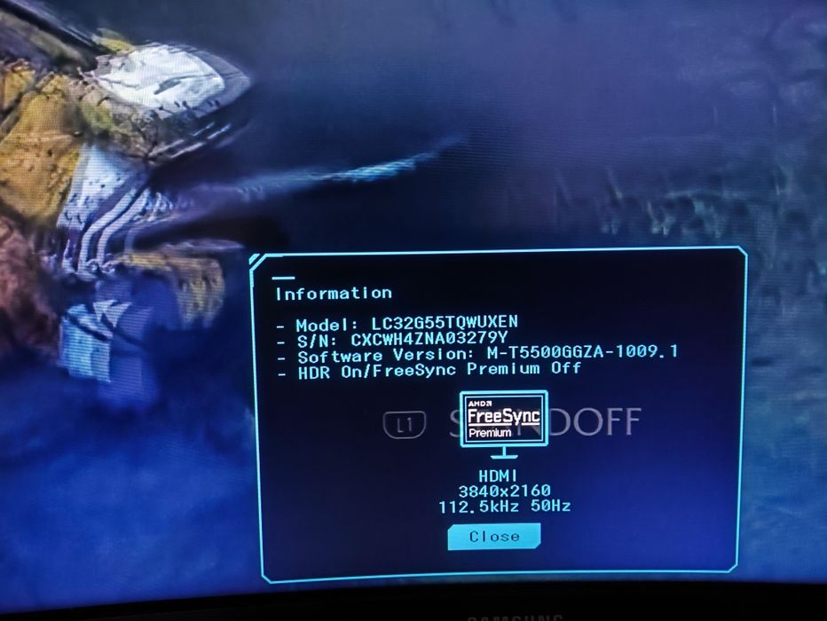 Monitor Samsung Odyssey G5 32" 144hz 1440p QHD