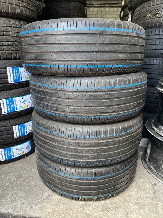 Шины 215/55 R17 Continental б/у лето 5/6мм Комплект L6
