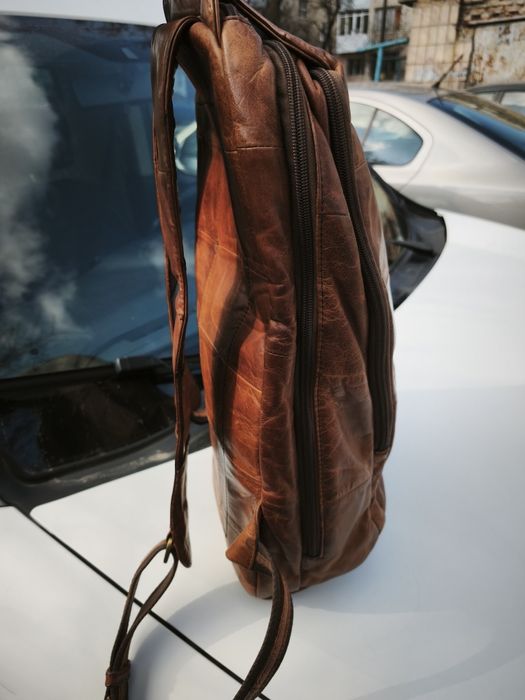 Шкіряний рюкзак, міський