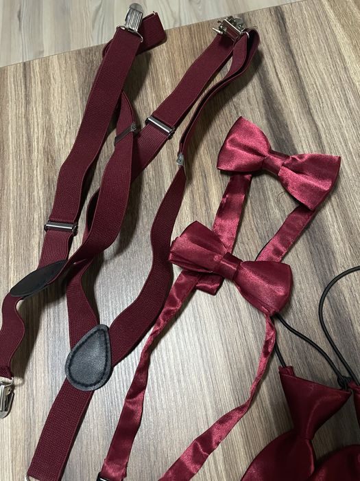 Zestaw - szelki + mucha + krawat