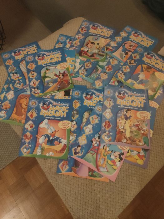 Coleção Walt Disney original aprender inglês crianças e adolescentes