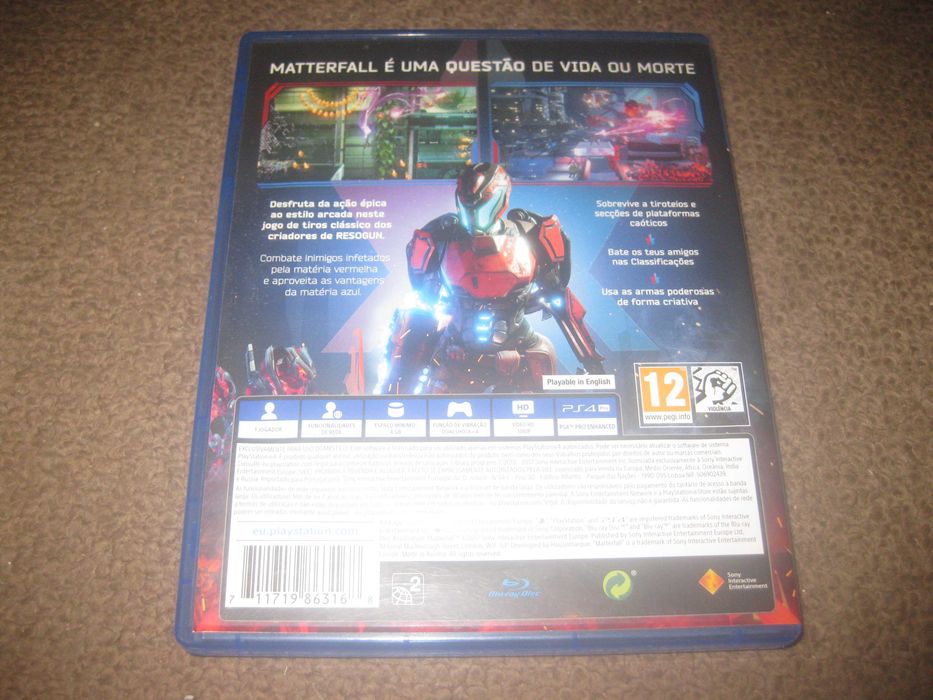 Jogo "Matterfall" para a Playstation 4/Impecável!