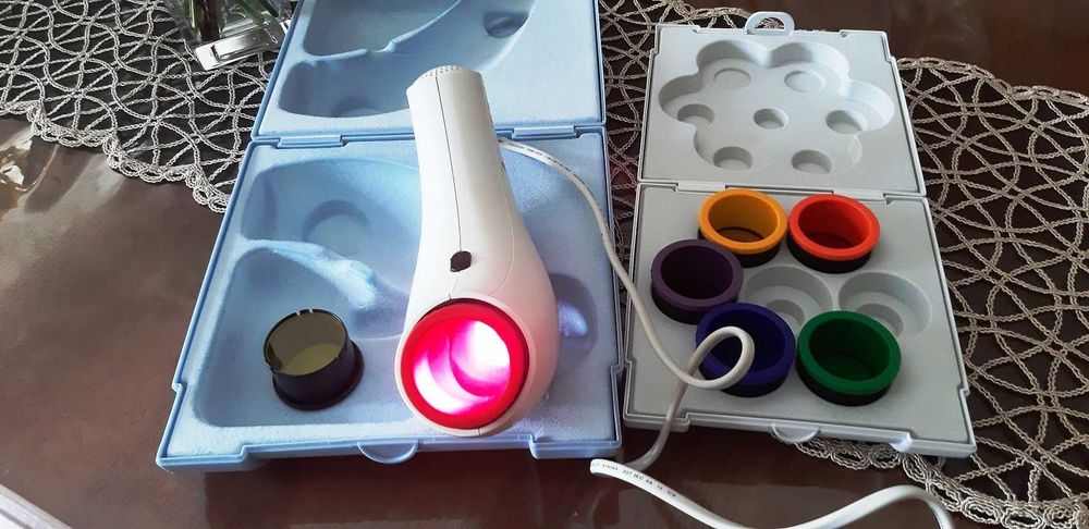 Lampa medyczna Bioptron Compact III Zepter z koloroterapią 6szt