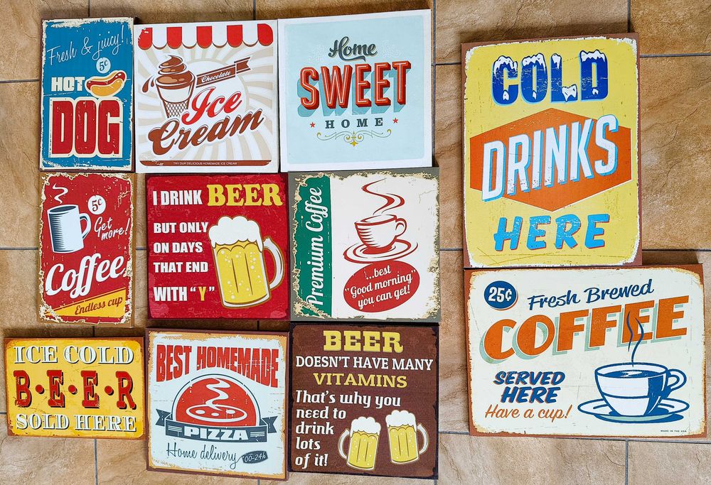 Poster, plakat, obraz American Bar Vintage