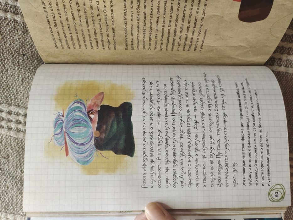 Фанатская книга Хаяо Миядзаки аниме