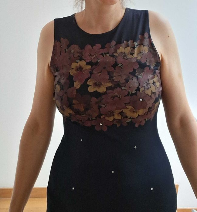 Vestido curto preto