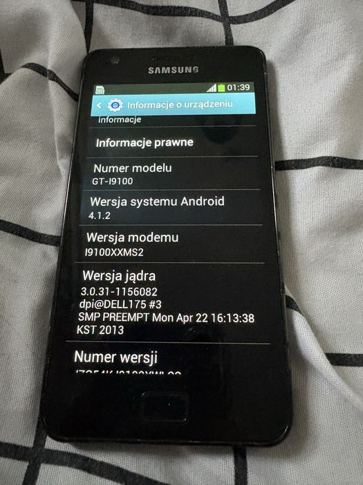 Telefon smartfon Samsung GT SII GT-I9100