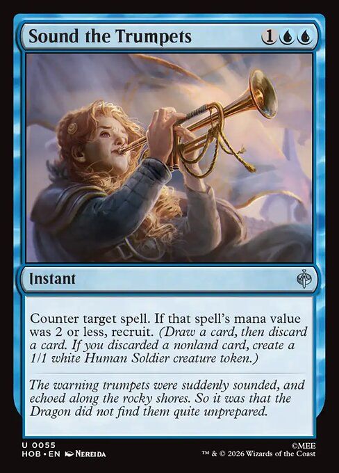 Karta Magic The Gathering Sound the Trumpets HOB 55
