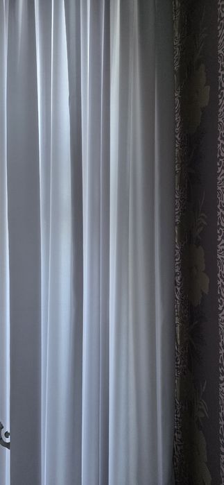 Шторы новые белые высота 3 м