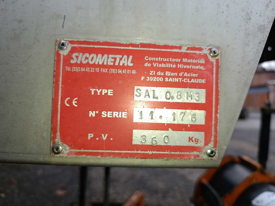 Rozsiewacz Sicometal Posypywarka Solarka na samochód