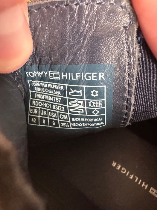 Чоловічі челсі Черевики Tommy Hilfiger Suede 42 розмір