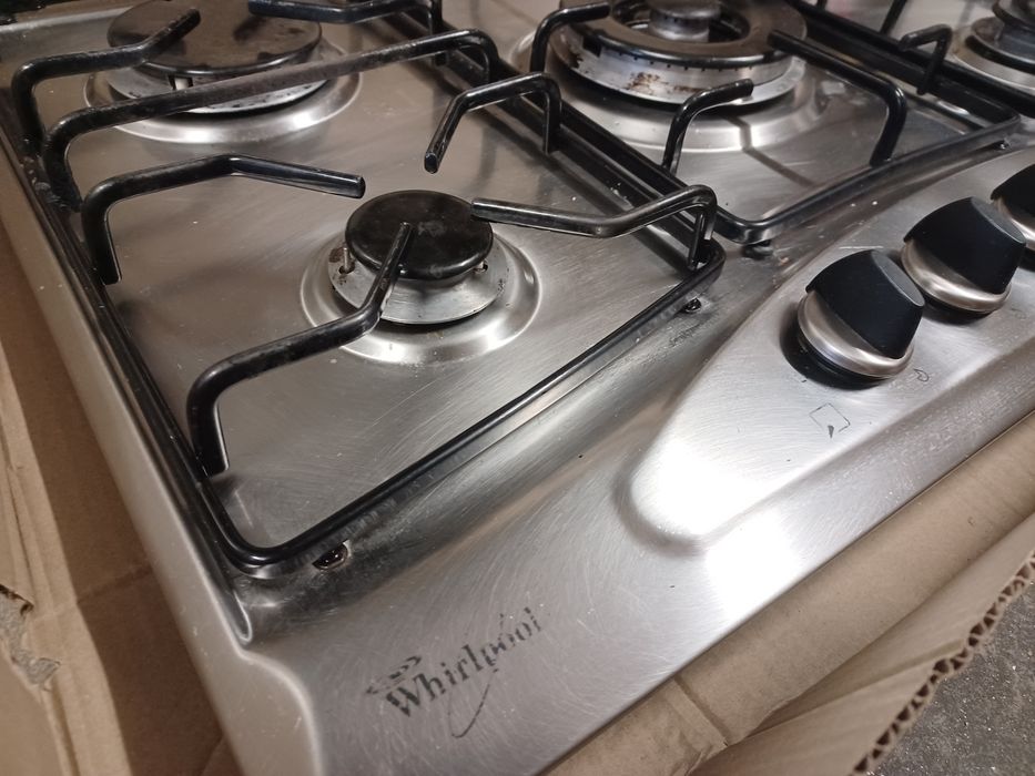 Placa a gás 5 bicos Whirlpool