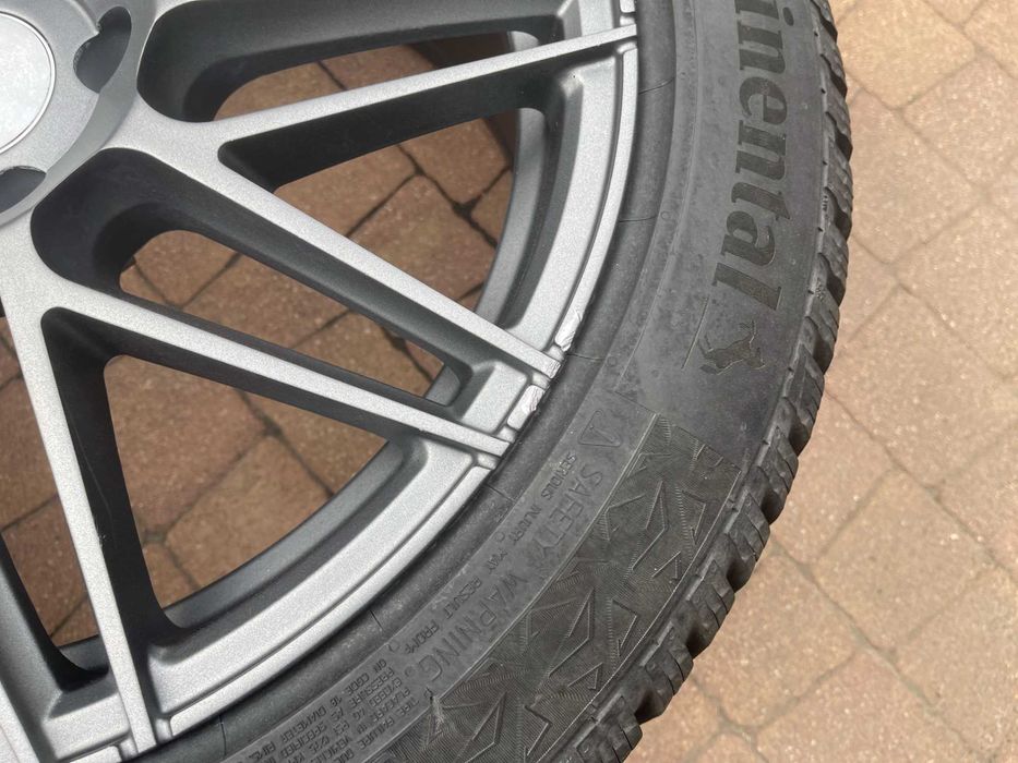 4073. Alufelgi 18" Mercedes E klasa W212 W213 CLS S klasa BMW 8.5J ET45 5x112 grafitowe proste