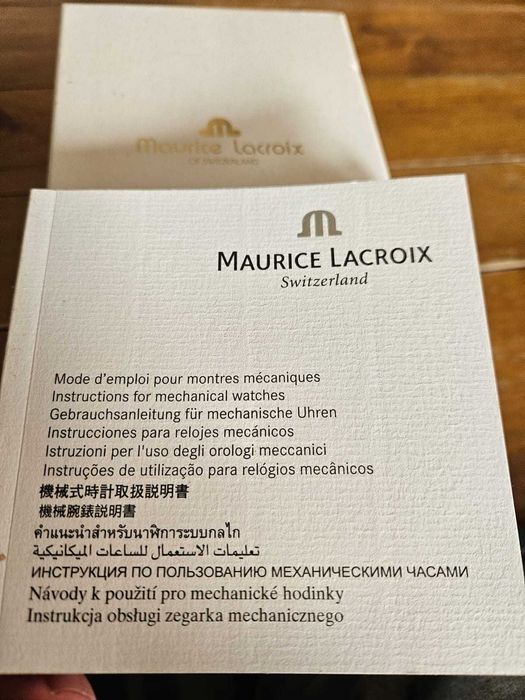 Oryginalny zegarek męski Maurice Lacroix Pontos Reserve de Marche