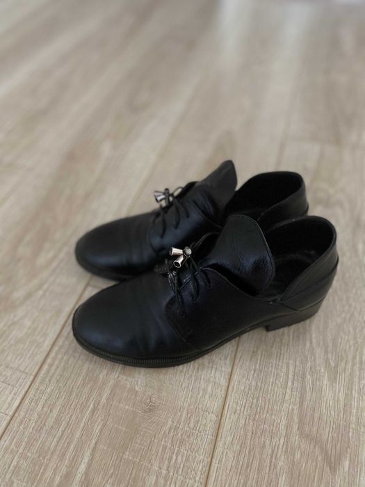 Туфлі жіночі (оксфорди), шкіряні