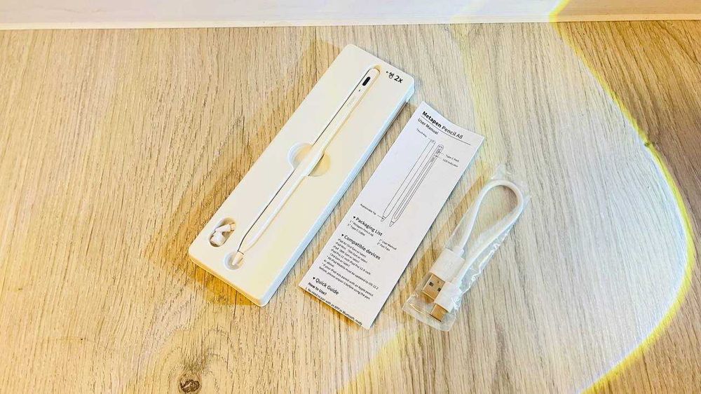 Стилус Metapen Pencil A8 ME-APP152 для Apple iPad USB-C Palm Rejection Apple Pencil аналог ручка для планшета для рисования айпад айпед епл эпл