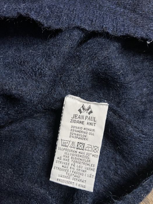 Luksusowy sweter Jean Paul / 33% MOHER + 33% WEŁNA MERINO