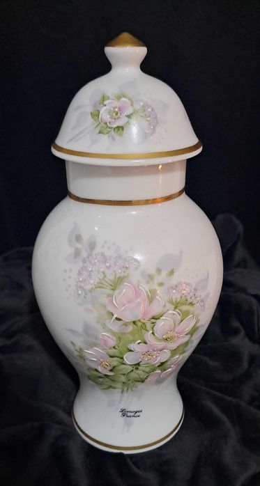Pote Limoge, floral, lindo!