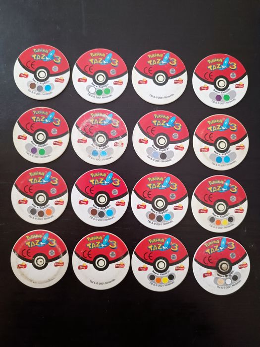 Tazos Pokémon 3 holográficos