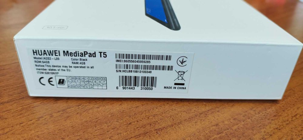 Планшет Huawei MediaPad T5 10.1" 4/64 GB LTE (SIM-карта)