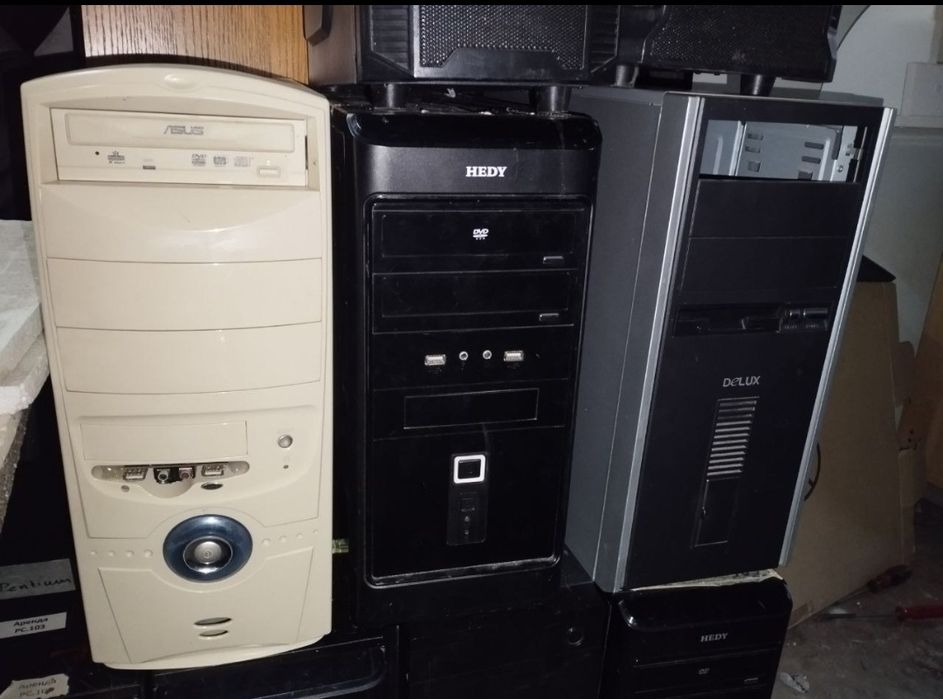 Комп'ютерний корпус ATX, 7 штук одним лотом виключно самовивіз