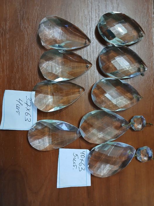 подвески хрустальные  для   чешской люстры