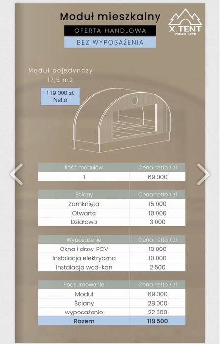 Glamping, domek  mobilny, modułowy, holenderski, tiny house
