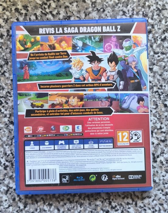 Dragon ball z kakarot PlayStation 4