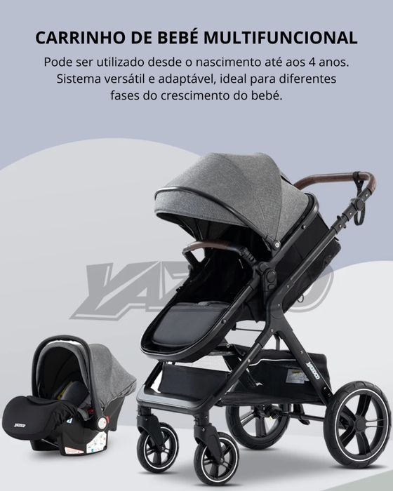 Carinho de Bebé 3 em 1 (Novo)