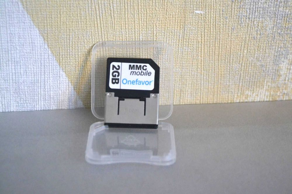 karta pamięci Mobile MMC 2GB Multimedia Card mała duża RS z przedłużka