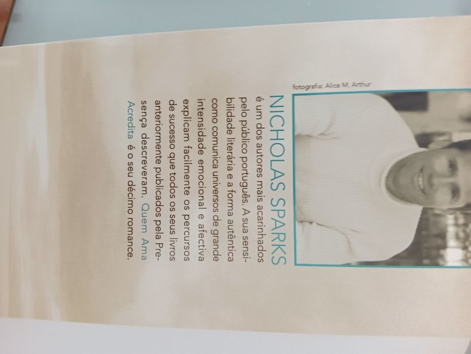 Quem Ama Acredita	Nicholas Sparks	Novo!!*