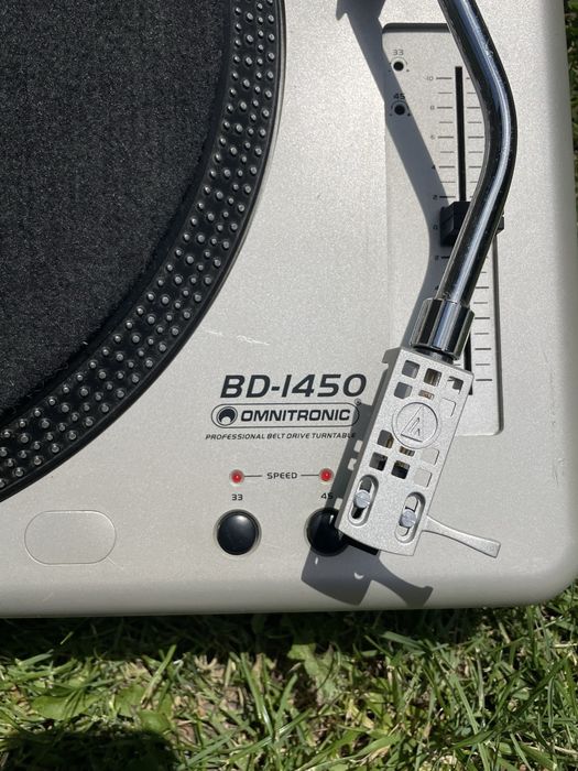 Вініловий програвач OMNITRONIC BD-1450 + Audio-Technica ATN95E
