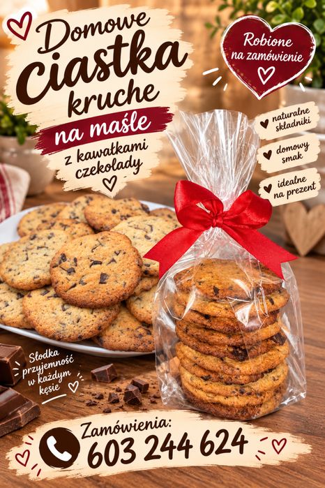 Kruche maslane ciasteczka