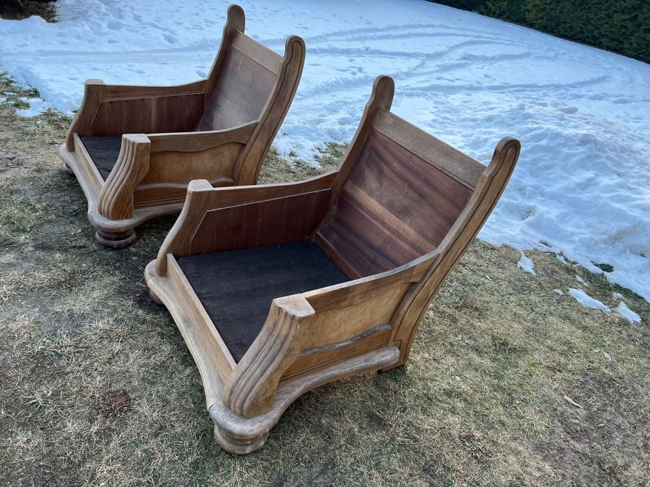 Fotele dębowe  do odnowienia