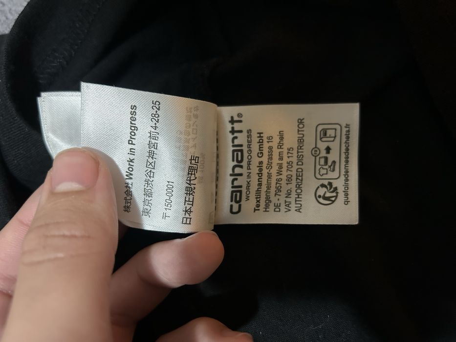 T-shirt Carhartt Preta